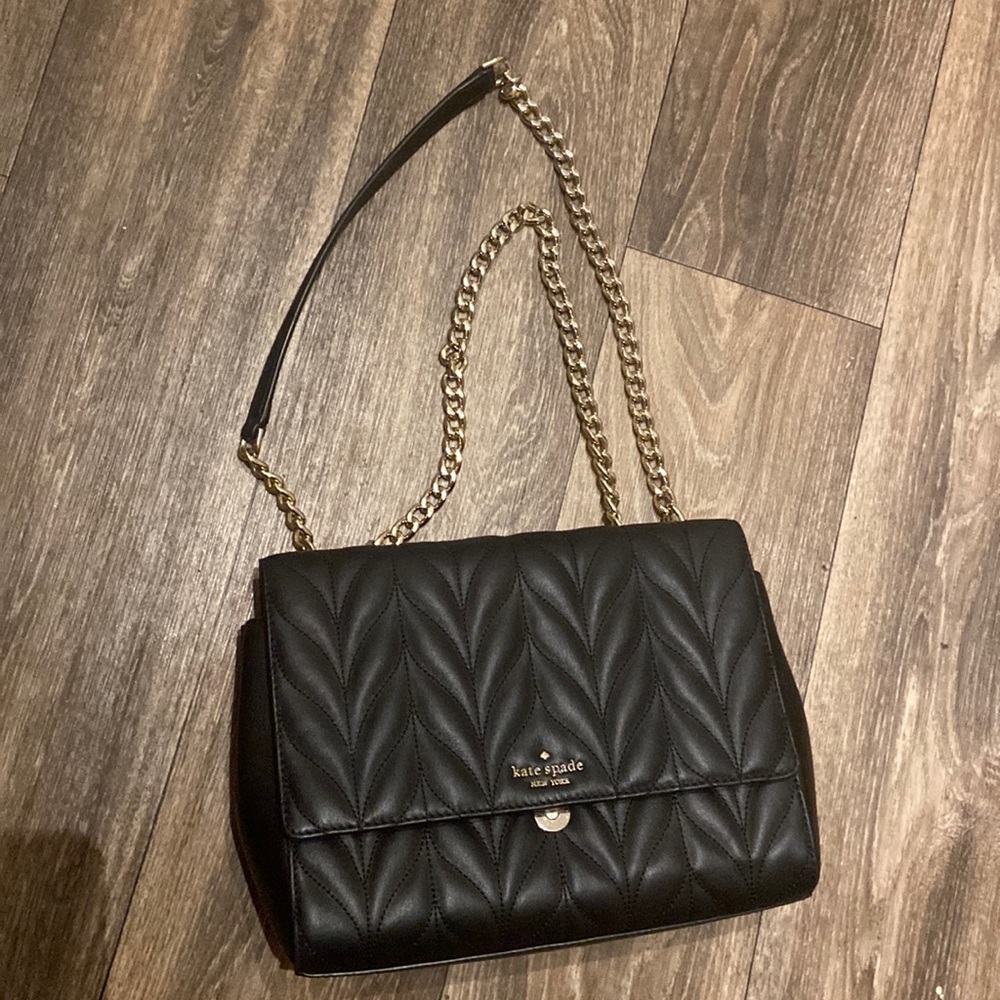 Kate Spade Black Quilted Handbag